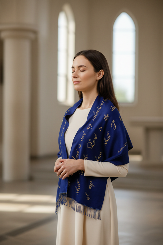 Bible Verse Prayer Shawl