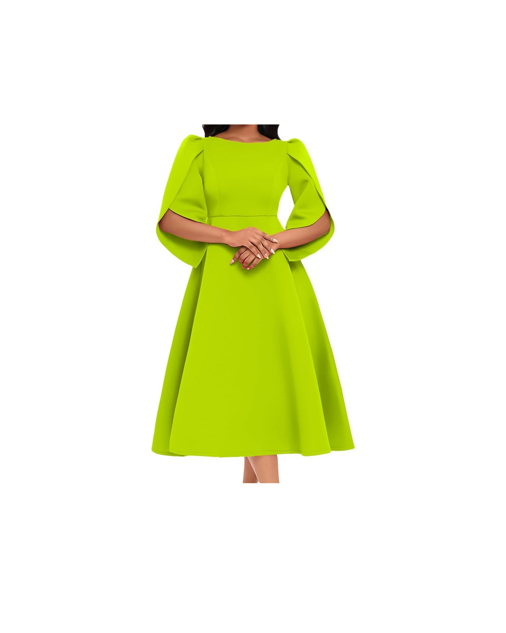 Elegant women's maxi dress for church, faith-inspired formal occasion wear