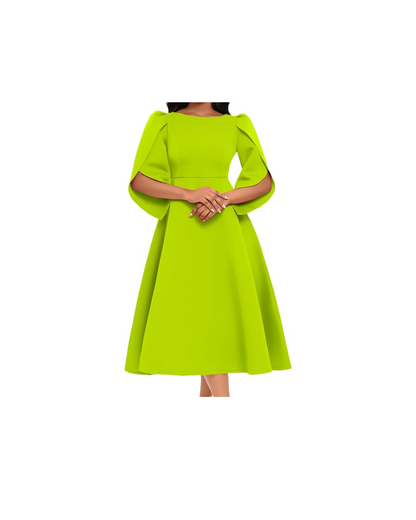 Elegant women's maxi dress for church, faith-inspired formal occasion wear