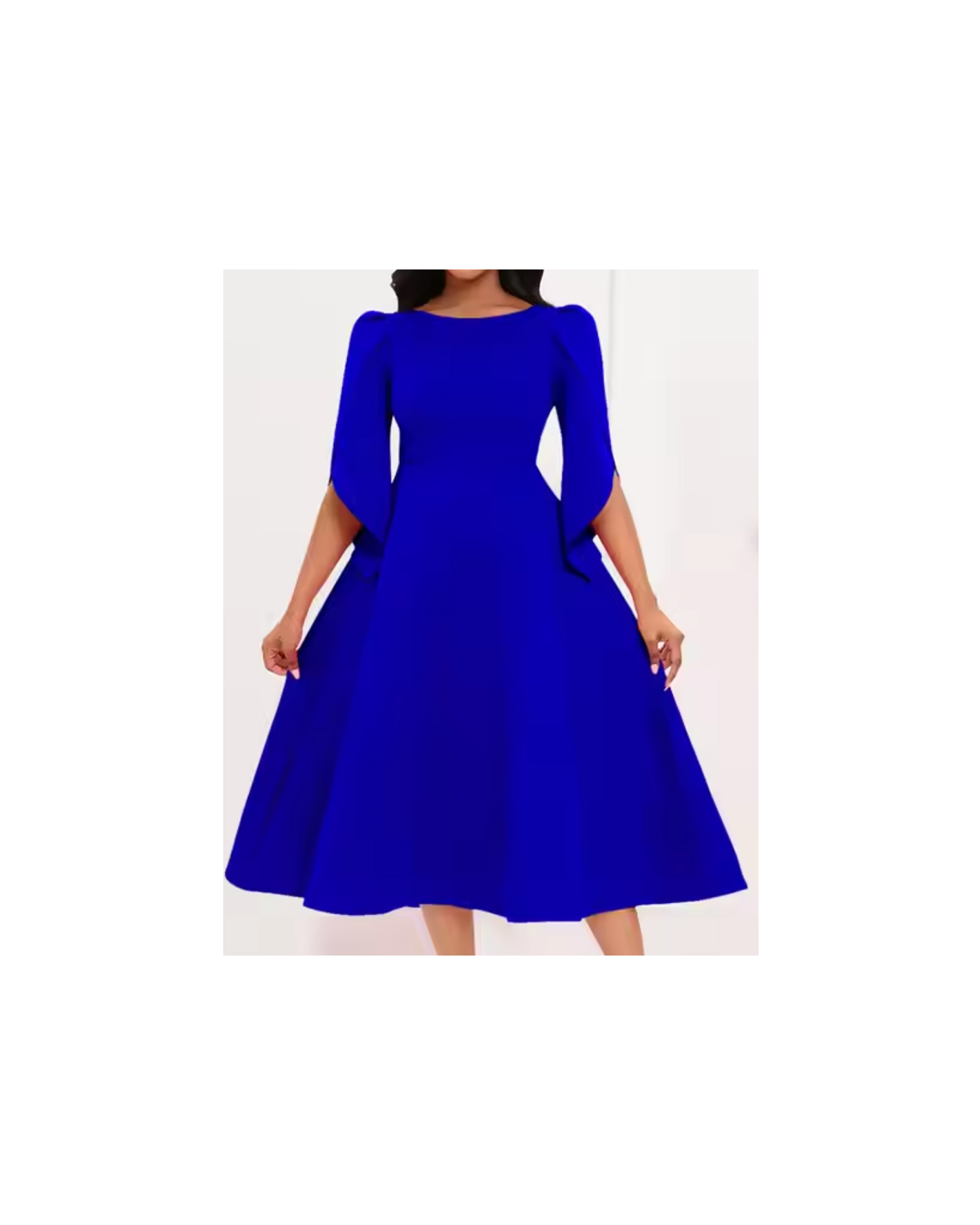 Elegant women's maxi dress for church, faith-inspired formal occasion wear