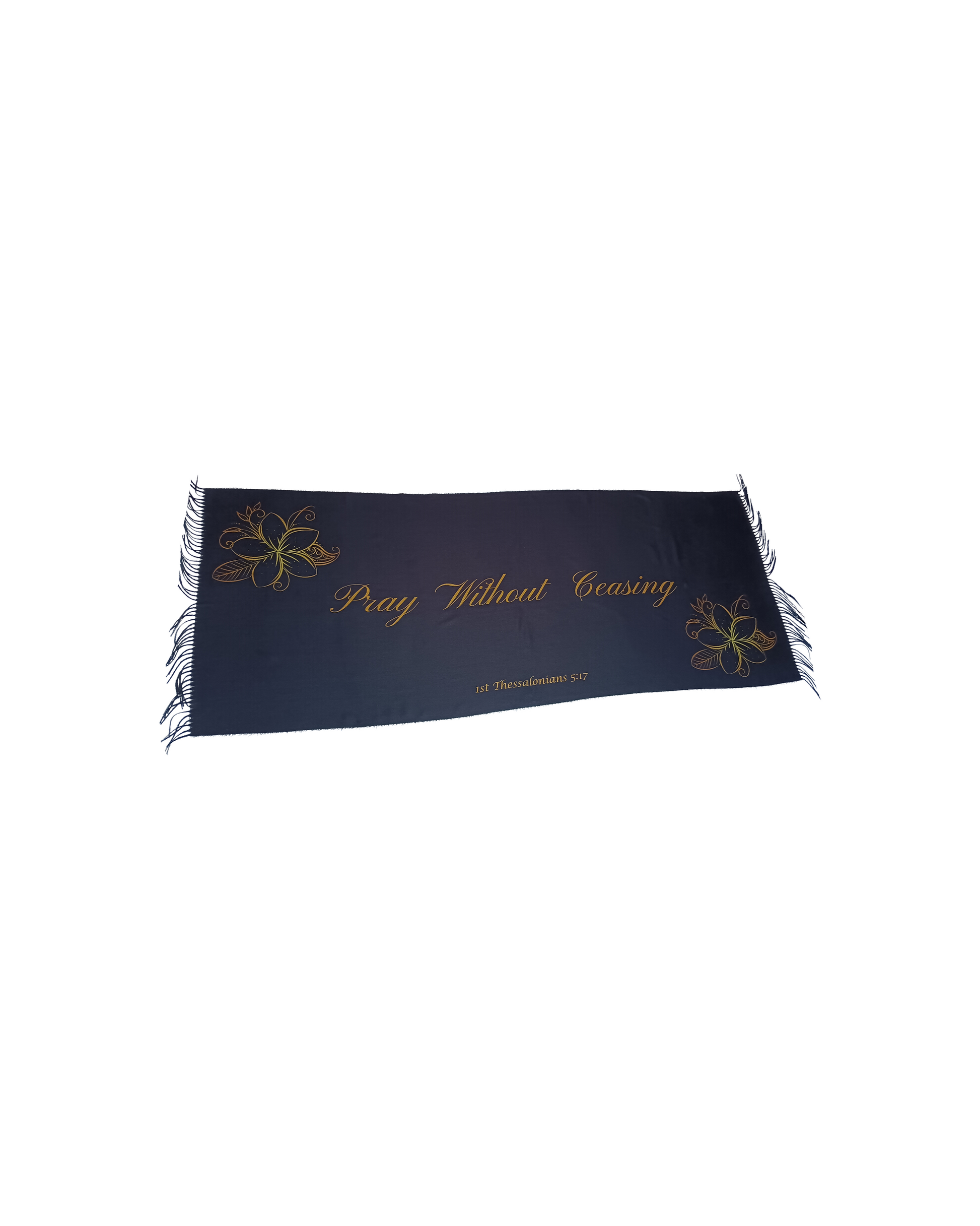Pray Without Ceasing scripture shawl, 1 Thessalonians 5:17 Christian prayer wrap