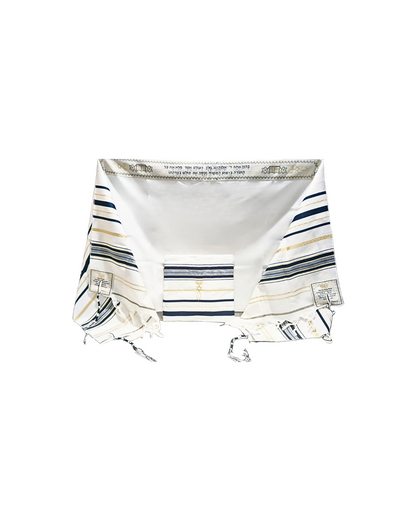 Christian prayer shawl with carrying bag, faith gift set for worship and devotion