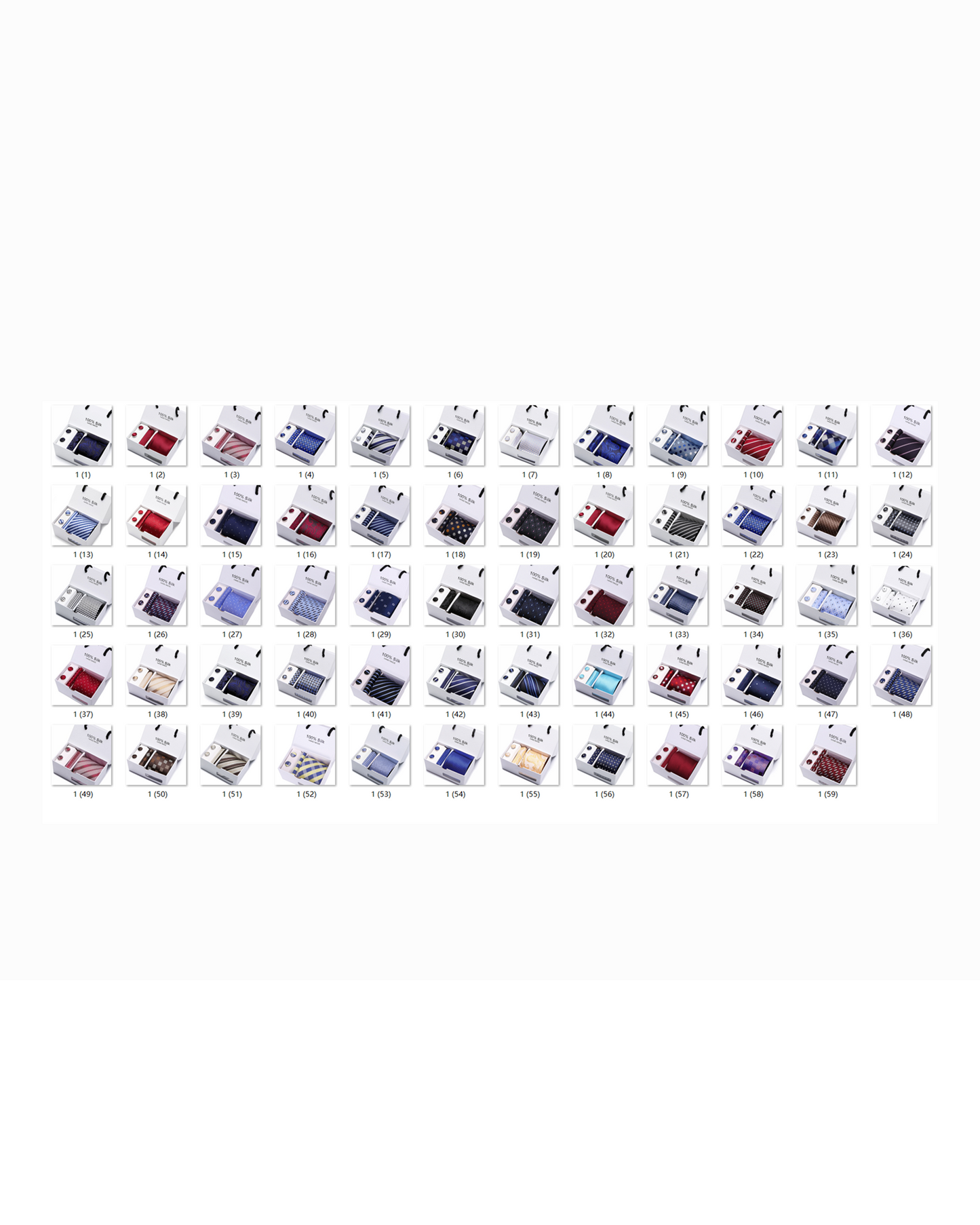 Men's silk tie set for church, elegant Christian formal accessory gift