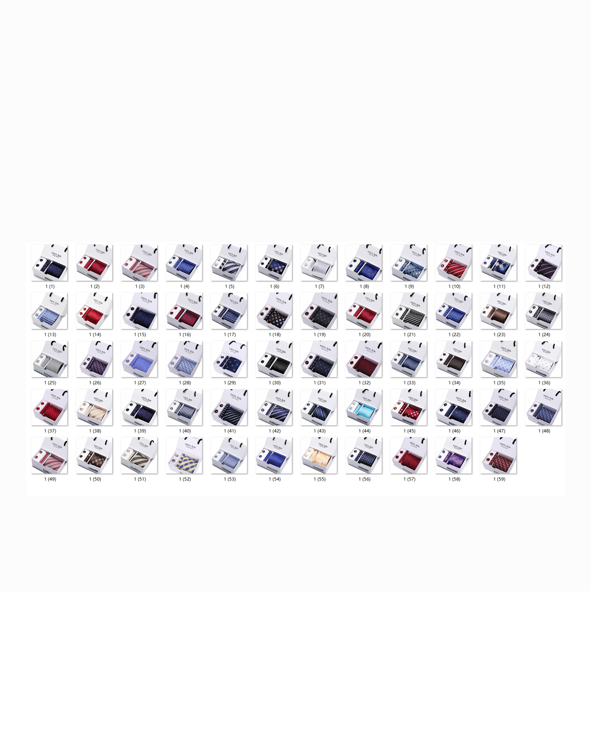 Men's silk tie set for church, elegant Christian formal accessory gift
