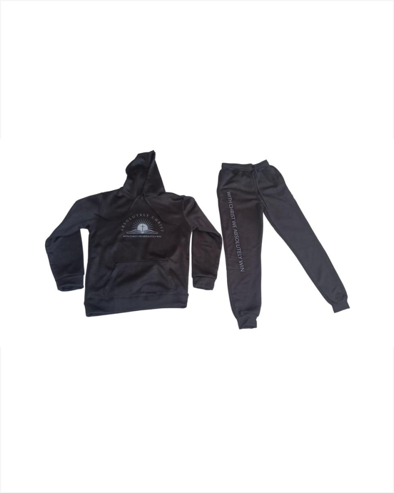 Christian casual sweatpants set, comfortable faith-inspired loungewear