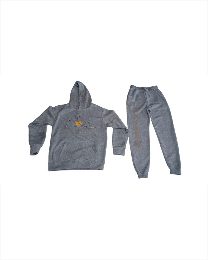 Christian casual sweatpants set, comfortable faith-inspired loungewear