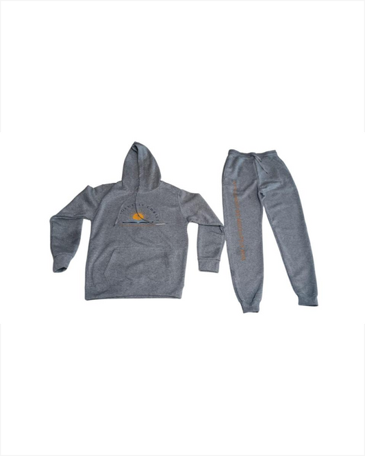 Christian casual sweatpants set, comfortable faith-inspired loungewear
