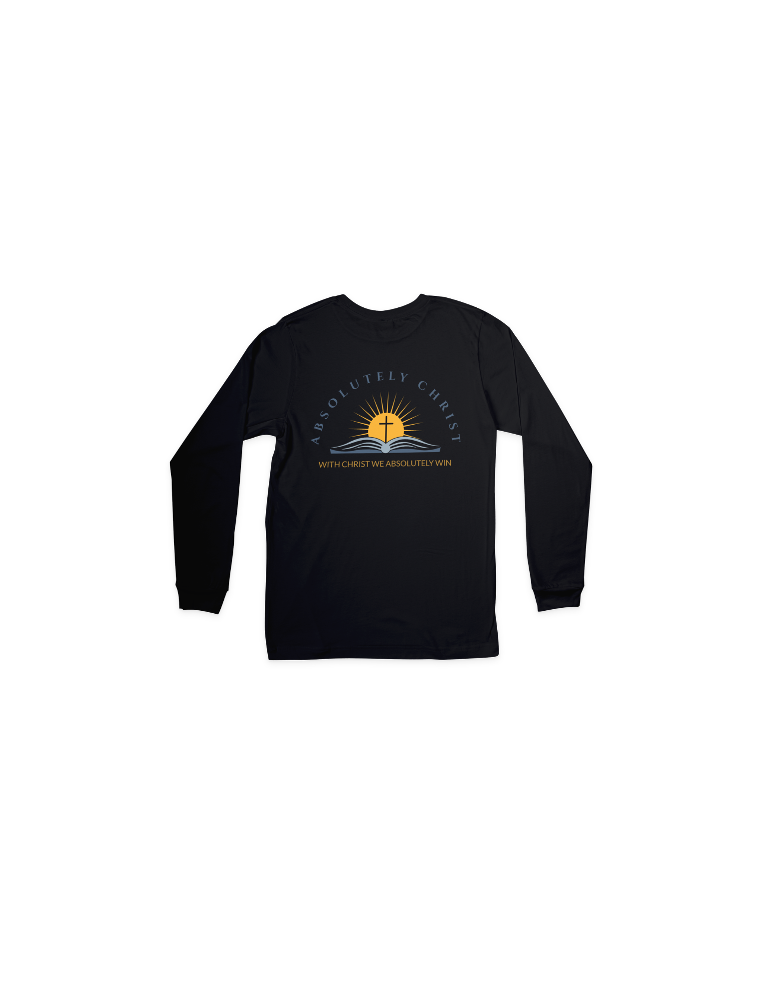 Absolutely Christ Christian t-shirt, faith-based graphic tee for everyday wear