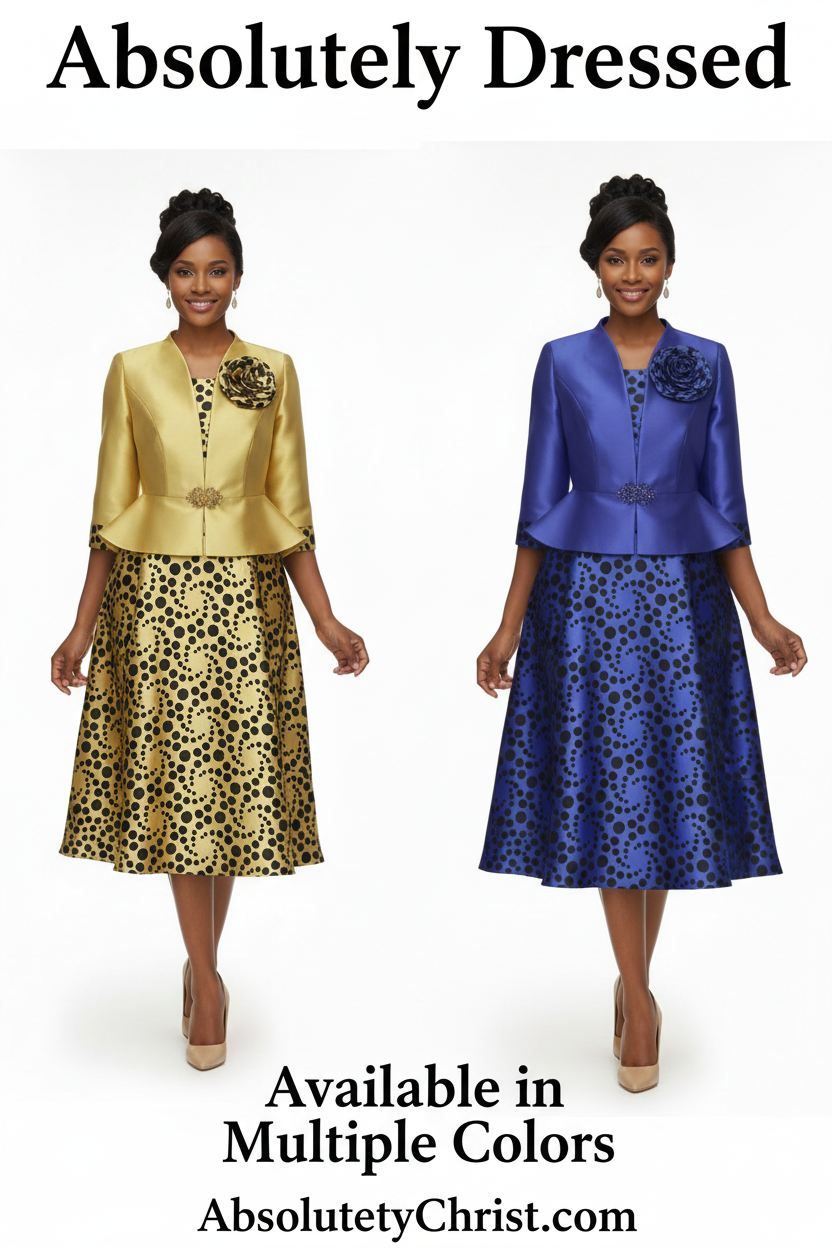 Absolutely Dressed - Gold & Blue