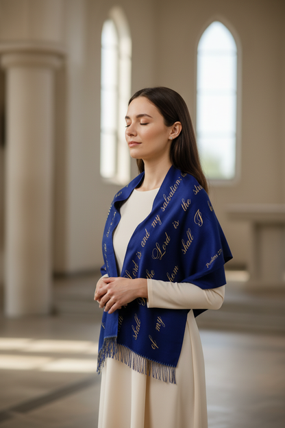 Bible Verse Prayer Shawl