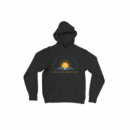 Black Hoodie with Absolutely Christ Color Logo