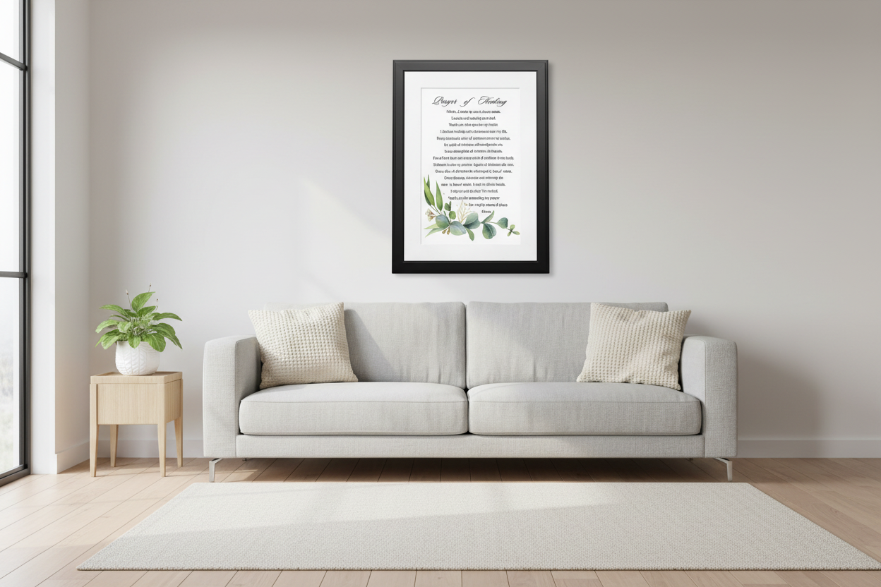 Prayer of Healing Wall Art