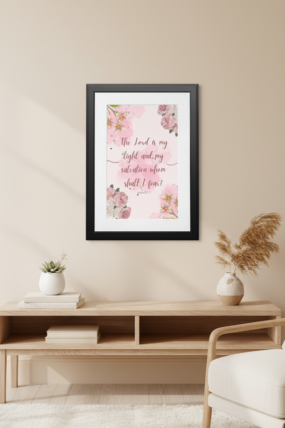 The Lord is My Light Wall Art